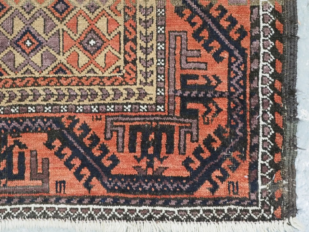 ANTIQUE BALUCH RUG, KHORASAN REGION, CAMEL GROUND, CIRCA 1890. View XI