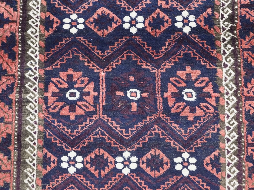 ANTIQUE KHORASAN BALUCH RUG WITH MINA KHANI DESIGN, CIRCA 1900. View VIII