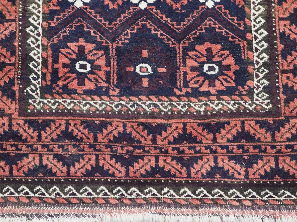 ANTIQUE KHORASAN BALUCH RUG WITH MINA KHANI DESIGN, CIRCA 1900. View IX