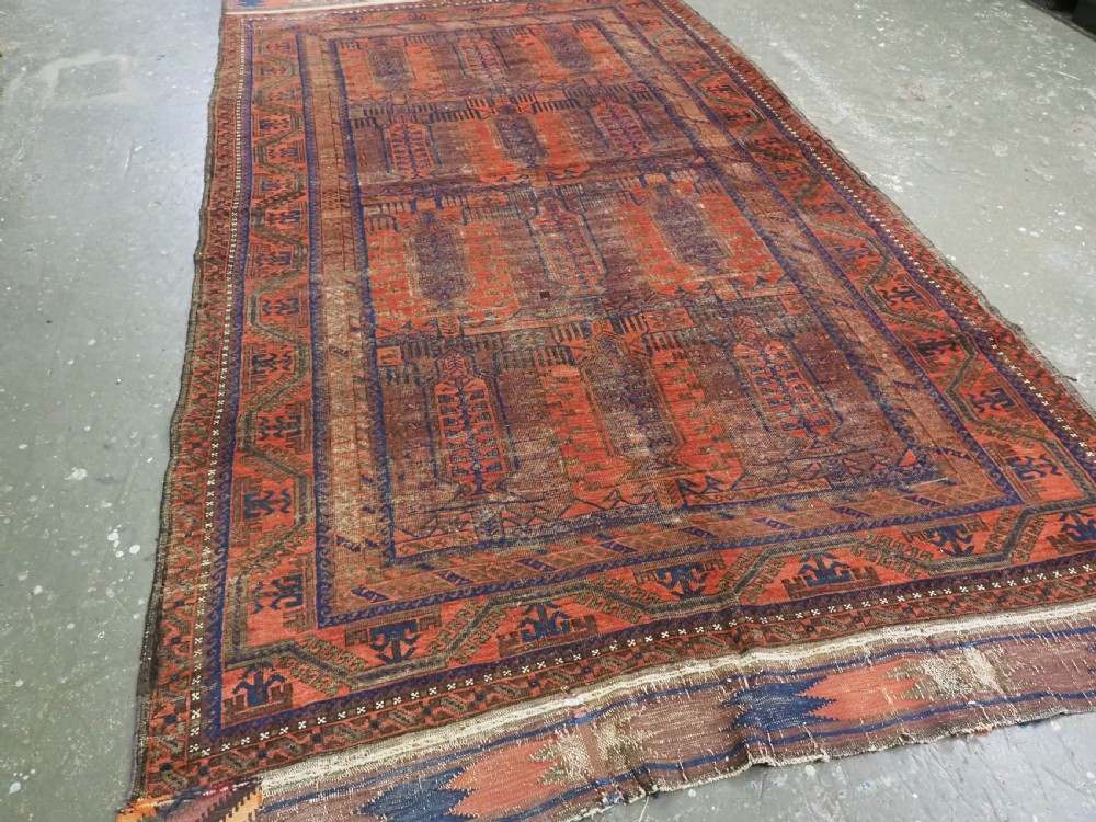 ANTIQUE BALUCH MAIN CARPET, SUPERB EARLY EXAMPLE, POSSIBLY TIMURI, CIRCA 1860/70. View II