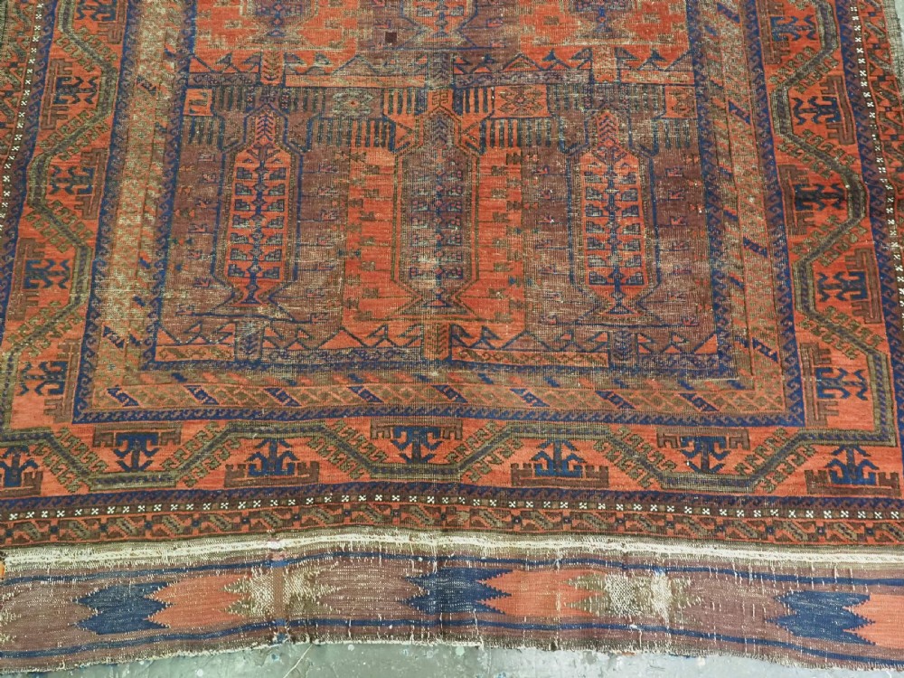 ANTIQUE BALUCH MAIN CARPET, SUPERB EARLY EXAMPLE, POSSIBLY TIMURI, CIRCA 1860/70. View V