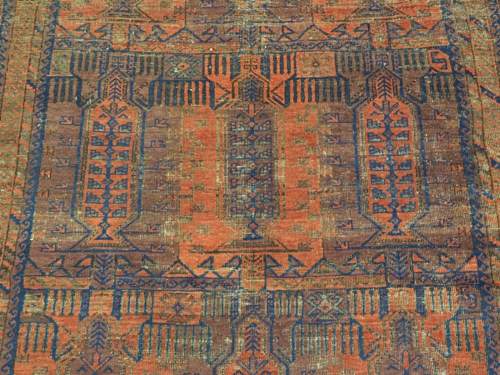 ANTIQUE BALUCH MAIN CARPET, SUPERB EARLY EXAMPLE, POSSIBLY TIMURI, CIRCA 1860/70. View X