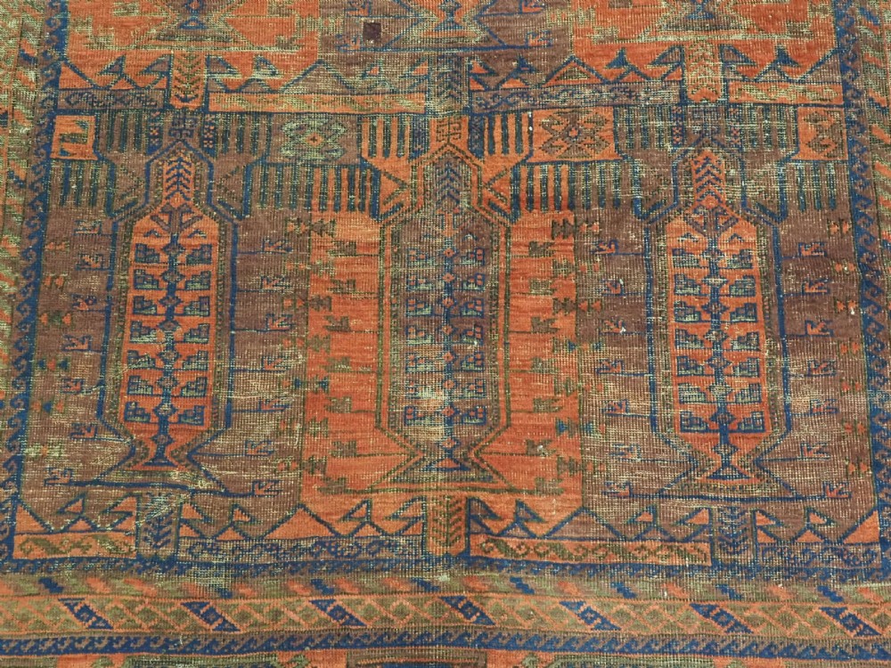 ANTIQUE BALUCH MAIN CARPET, SUPERB EARLY EXAMPLE, POSSIBLY TIMURI, CIRCA 1860/70. View XII