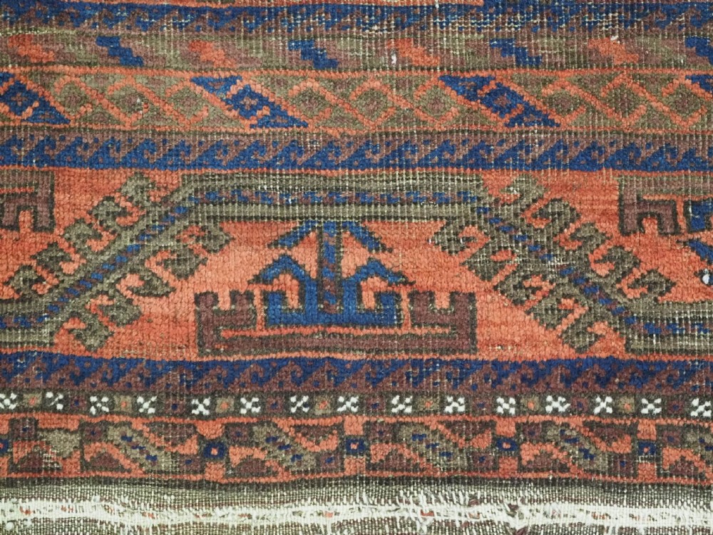 ANTIQUE BALUCH MAIN CARPET, SUPERB EARLY EXAMPLE, POSSIBLY TIMURI, CIRCA 1860/70. View XIII
