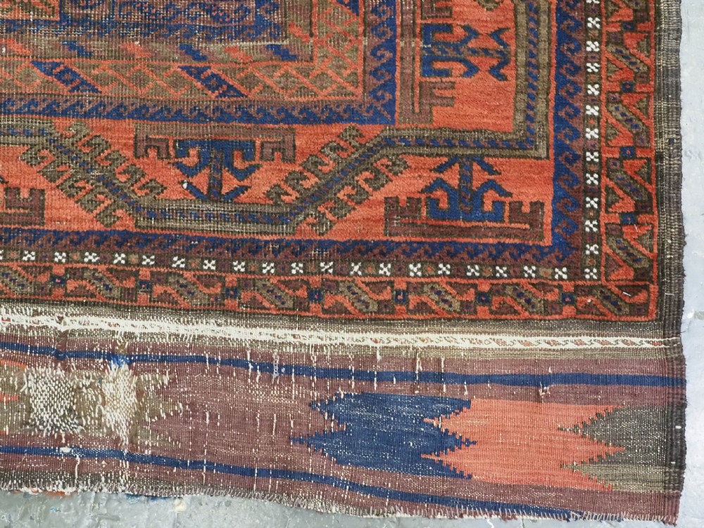 ANTIQUE BALUCH MAIN CARPET, SUPERB EARLY EXAMPLE, POSSIBLY TIMURI, CIRCA 1860/70. View XIV