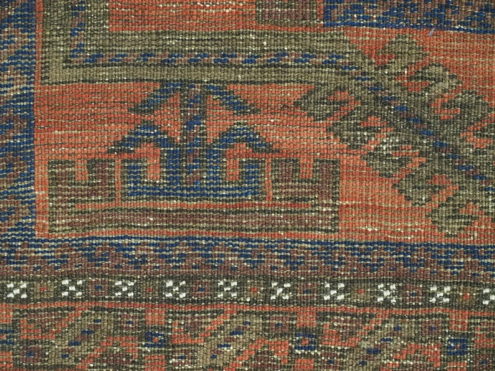 ANTIQUE BALUCH MAIN CARPET, SUPERB EARLY EXAMPLE, POSSIBLY TIMURI, CIRCA 1860/70. View XV