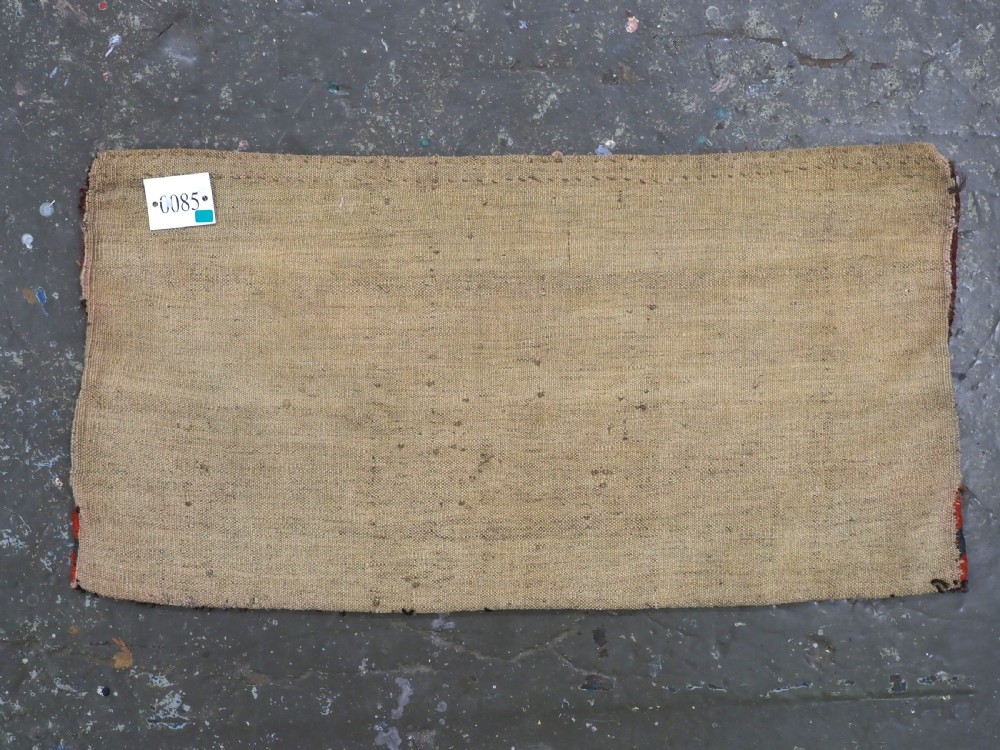 ANTIQUE YOMUT TURKMEN 'KAP' OR MAFRASH SMALL BAG, COMPLETE WITH BACK, CIRCA 1880. View VI