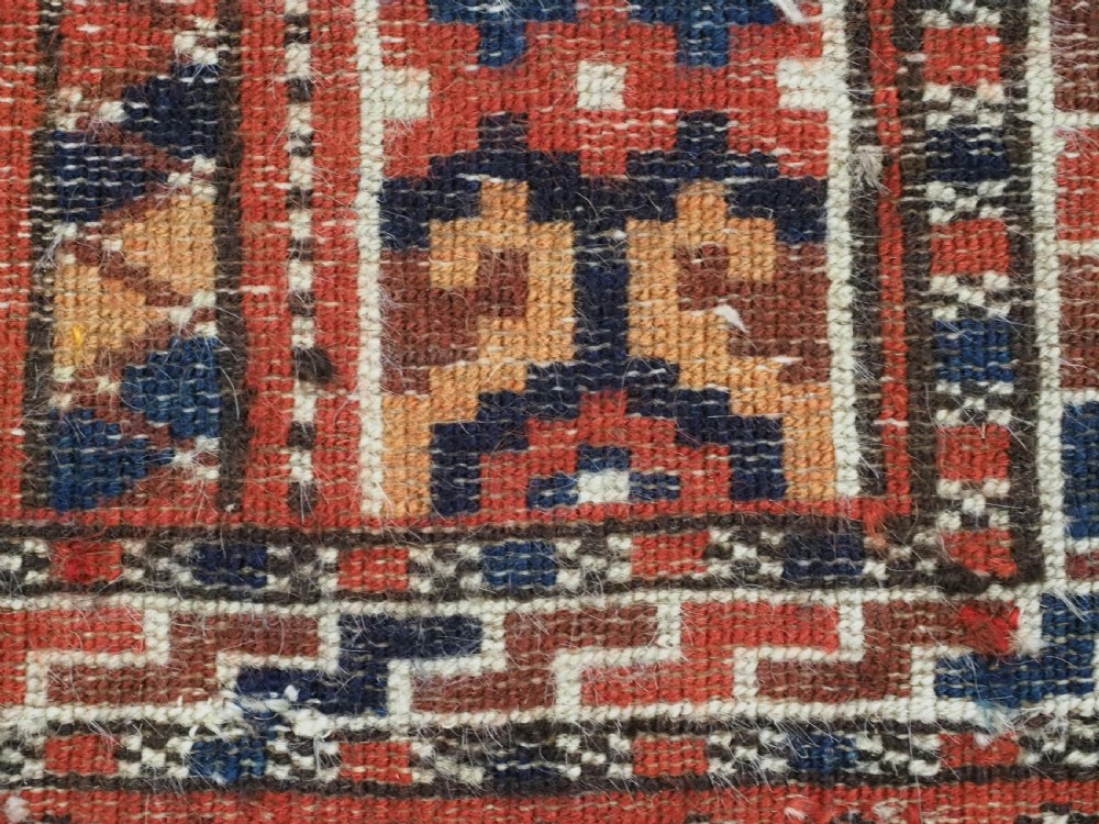ANTIQUE YOMUT TURKMEN KAP / BAG FACE, STRIPE DESIGN, CIRCA 1900. View VII
