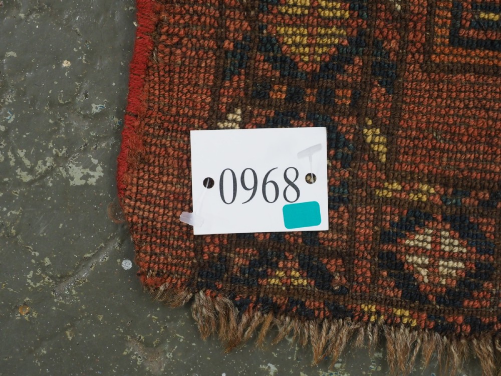 ANTIQUE ERSARI TURKMEN TORBA WITH CHODOR ERTMEN GUL DESIGN, CIRCA 1880. View IX