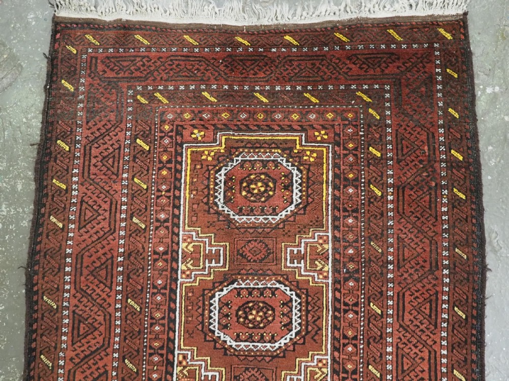 ANTIQUE BALUCH RUG, PROBABLY SALAR KHANI, WESTERN AFGHANISTAN, CIRCA 1890. View III