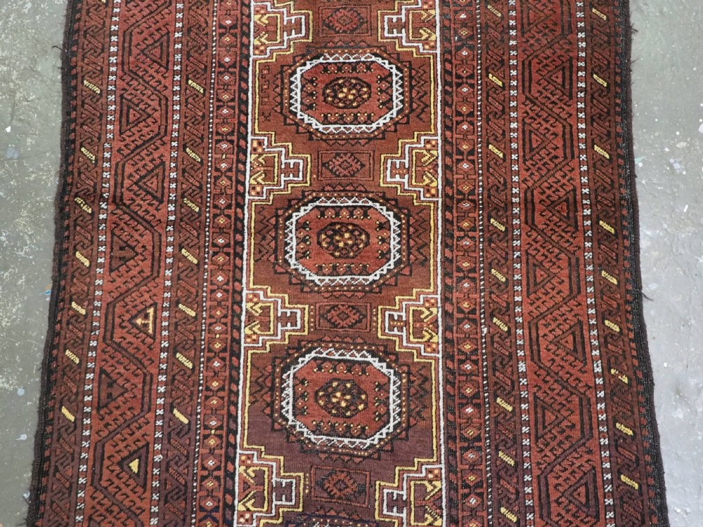 ANTIQUE BALUCH RUG, PROBABLY SALAR KHANI, WESTERN AFGHANISTAN, CIRCA 1890. View IV
