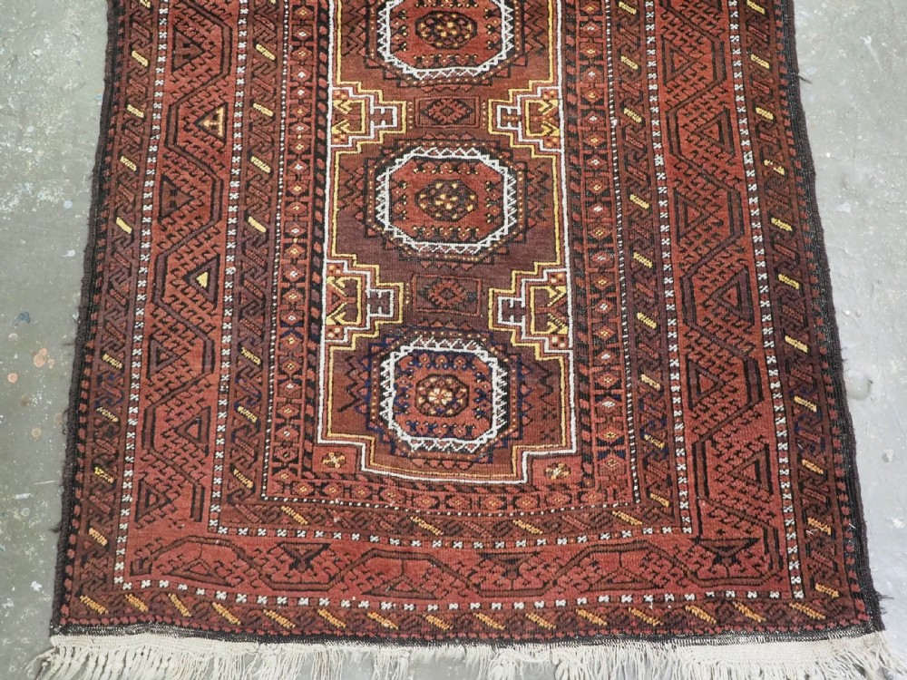 ANTIQUE BALUCH RUG, PROBABLY SALAR KHANI, WESTERN AFGHANISTAN, CIRCA 1890. View V