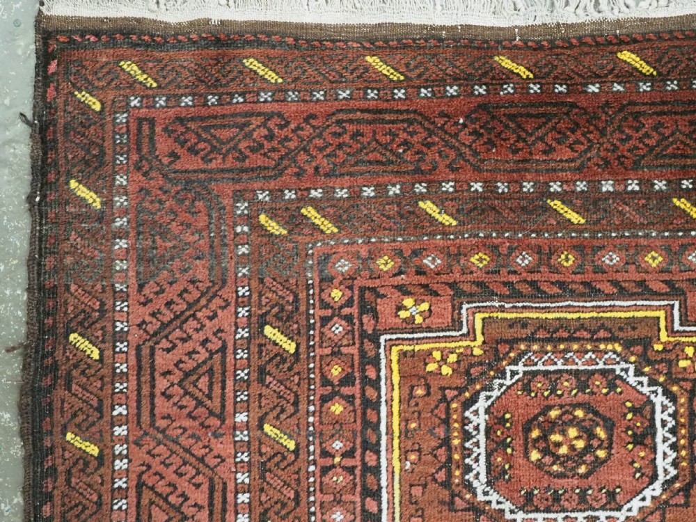 ANTIQUE BALUCH RUG, PROBABLY SALAR KHANI, WESTERN AFGHANISTAN, CIRCA 1890. View VI