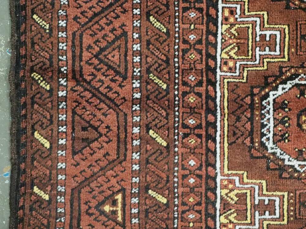 ANTIQUE BALUCH RUG, PROBABLY SALAR KHANI, WESTERN AFGHANISTAN, CIRCA 1890. View VII