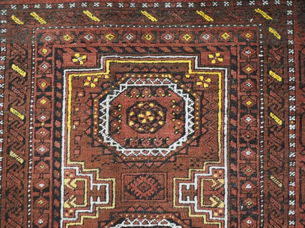 ANTIQUE BALUCH RUG, PROBABLY SALAR KHANI, WESTERN AFGHANISTAN, CIRCA 1890. View VIII