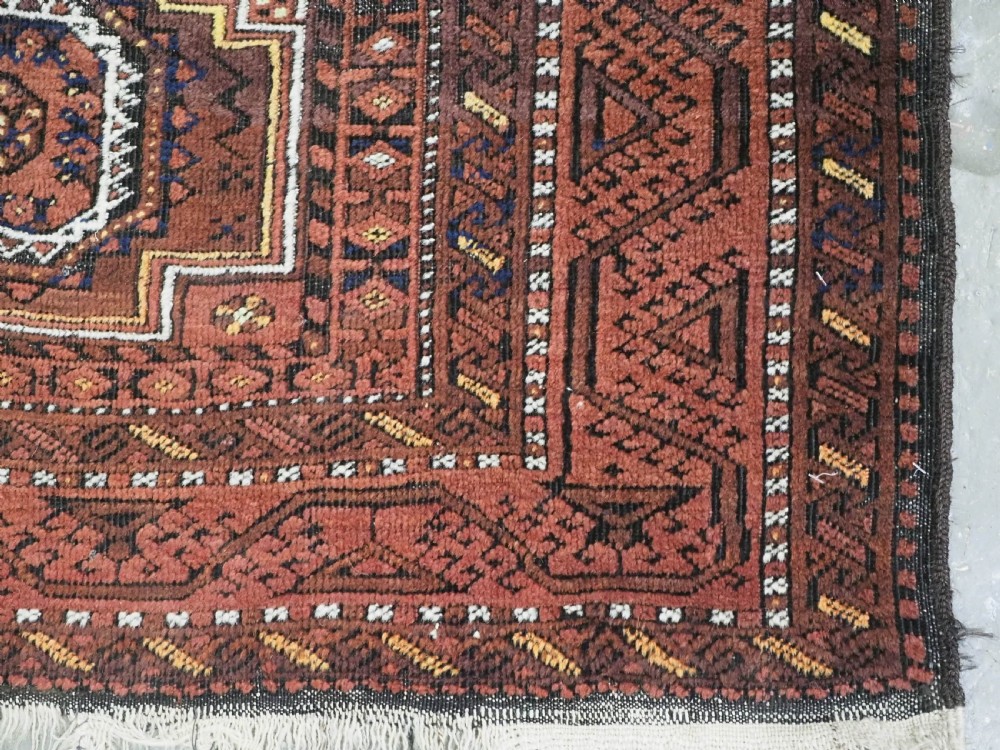 ANTIQUE BALUCH RUG, PROBABLY SALAR KHANI, WESTERN AFGHANISTAN, CIRCA 1890. View X