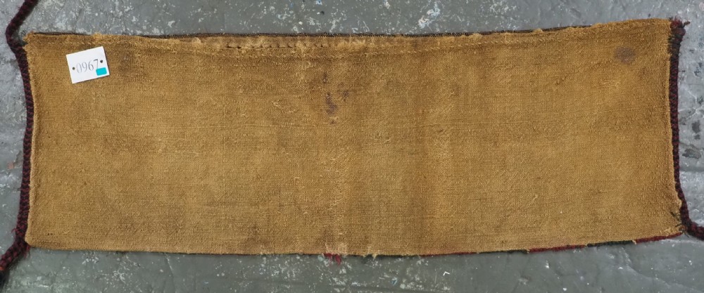 ANTIQUE TEKKE TURKMEN TORBA / MAFRASH, COMPLETE WITH ORIGINAL BACK, CIRCA 1880. View VI