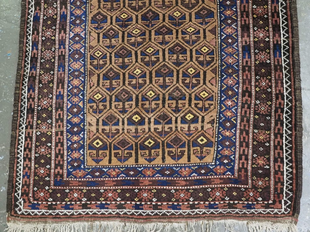 ANTIQUE BALUCH / TIMURI PRAYER RUG, WESTERN AFGHAN BORDER LANDS, CIRCA 1900. View V