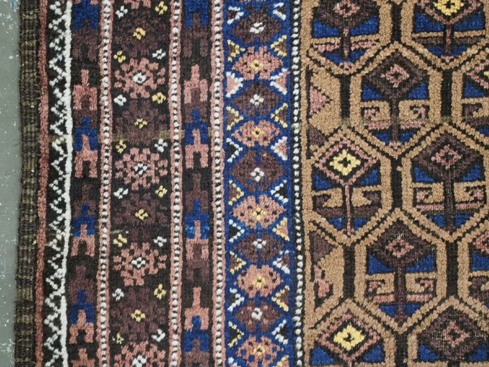 ANTIQUE BALUCH / TIMURI PRAYER RUG, WESTERN AFGHAN BORDER LANDS, CIRCA 1900. View VII