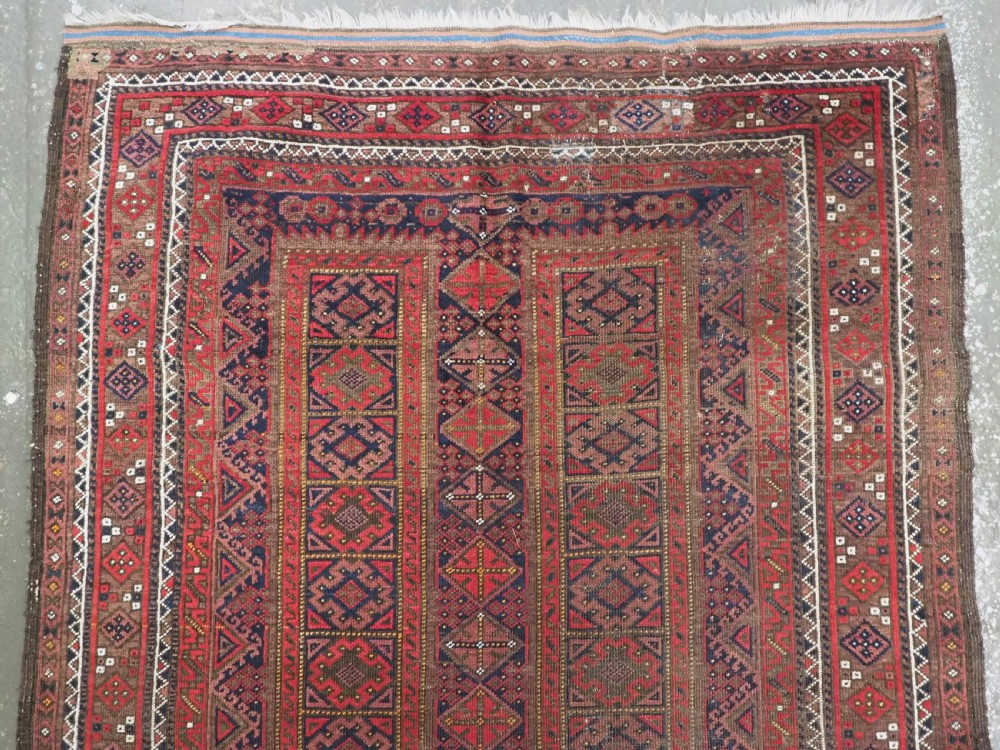 ANTIQUE KHORASAN BALUCH RUG WITH UNUSUAL DESIGN, CIRCA 1900. View III