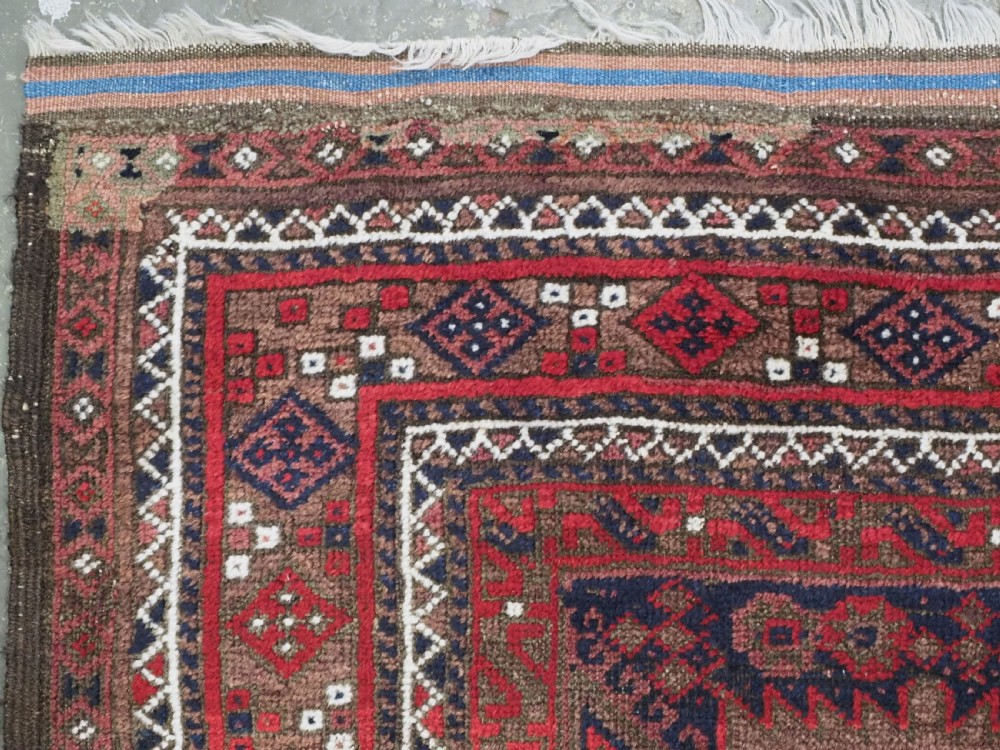 ANTIQUE KHORASAN BALUCH RUG WITH UNUSUAL DESIGN, CIRCA 1900. View VI