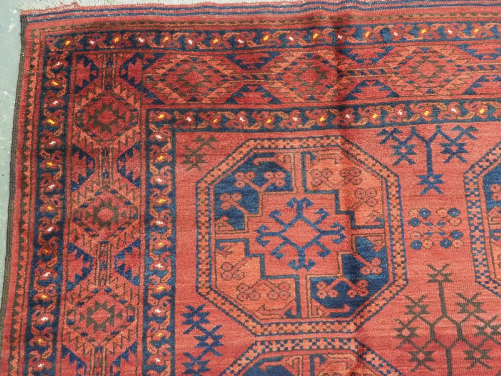 ANTIQUE ERSARI TURKMEN MAIN CARPET OF CLASSIC TRIBAL DESIGN, CIRCA 1890. View VI