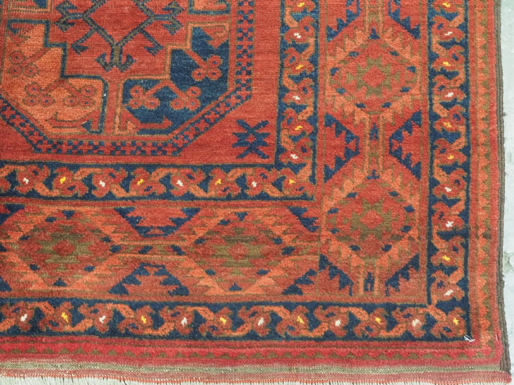 ANTIQUE ERSARI TURKMEN MAIN CARPET OF CLASSIC TRIBAL DESIGN, CIRCA 1890. View XI