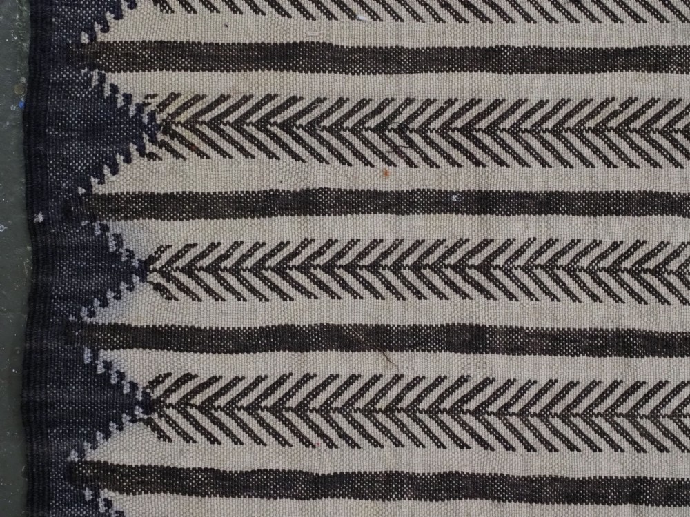 ANTIQUE AFGHAN BALUCH SOFREH EATING CLOTH, DECORATED FLAT WEAVE, CIRCA 1920. View VII