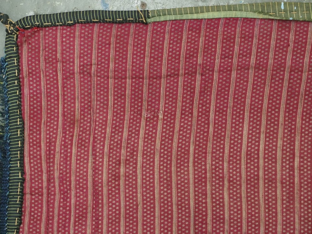 ANTIQUE KYRGYZ EMBROIDERED 'ILGICH' DECORATIVE WALL HANGING, CIRCA 1900. View VIII