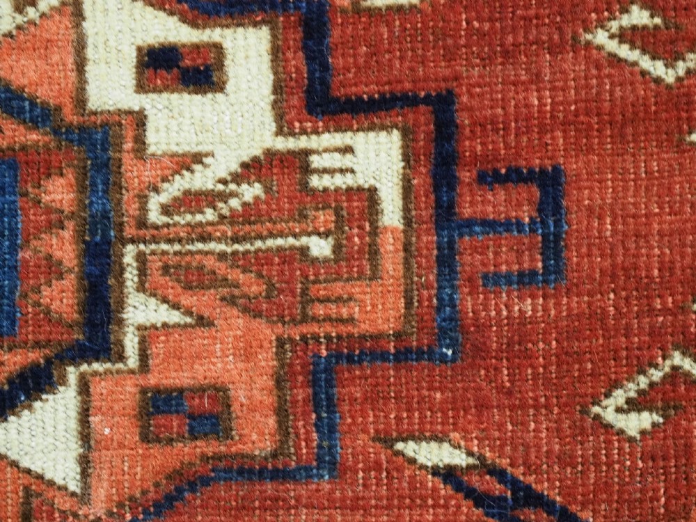 ANTIQUE TEKKE TURKMEN 6 GUL TORBA, OUTSTAND EXAMPLE OF TYPE, EARLY 19TH CENTURY. View IX