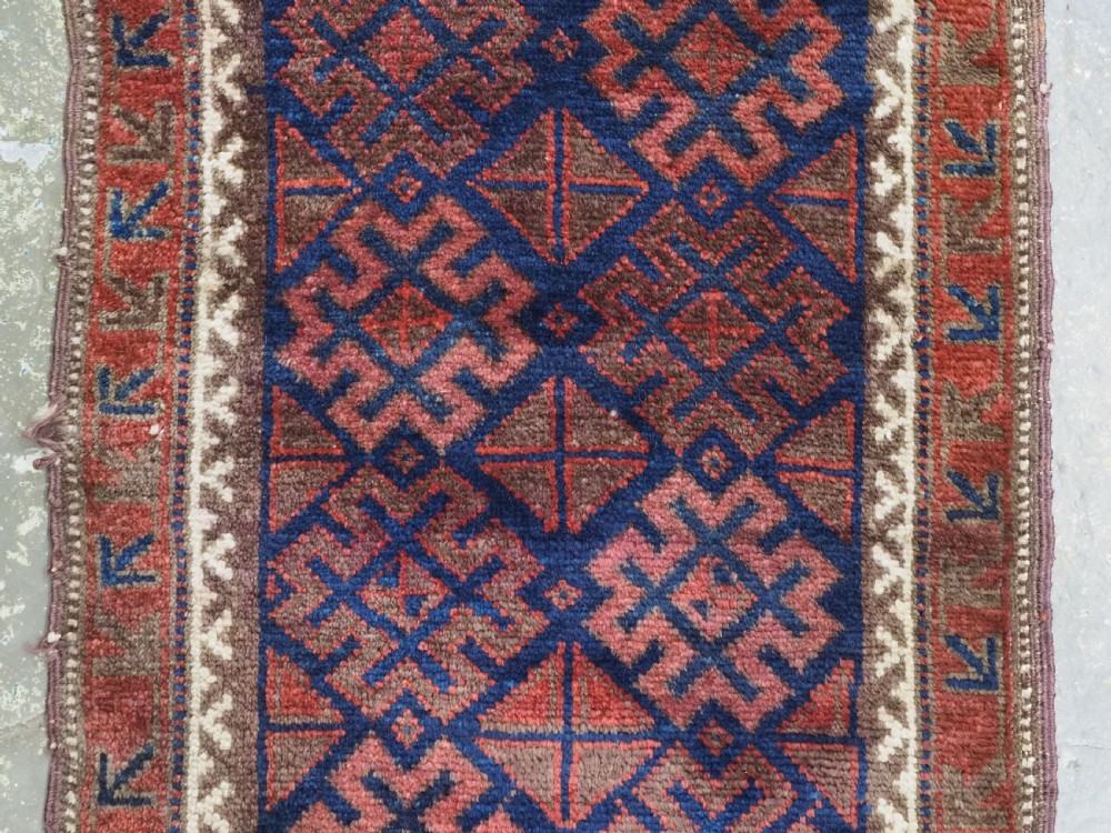 ANTIQUE BALUCH PUSHTI BAG FACE, WESTERN AFGHANISTAN, CIRCA 1900. View III