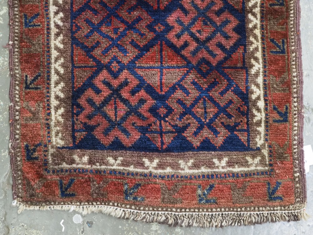 ANTIQUE BALUCH PUSHTI BAG FACE, WESTERN AFGHANISTAN, CIRCA 1900. View IV