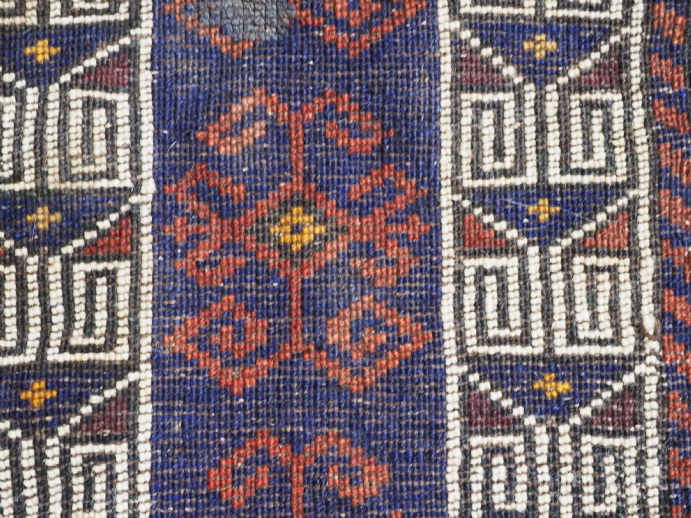 ANTIQUE AFGHAN TAIMANI BALUCH ANIMAL TRAPPING COMPLETE WITH ORIGINAL TASSELS, CIRCA 1900/20. View VIII