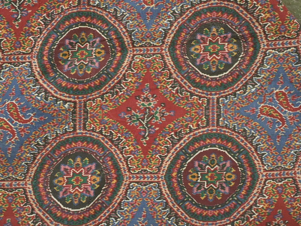 ANTIQUE UZBEK LAKAI 'DASTERKHAN' EATING CLOTH, CIRCA 1900/20. View XII