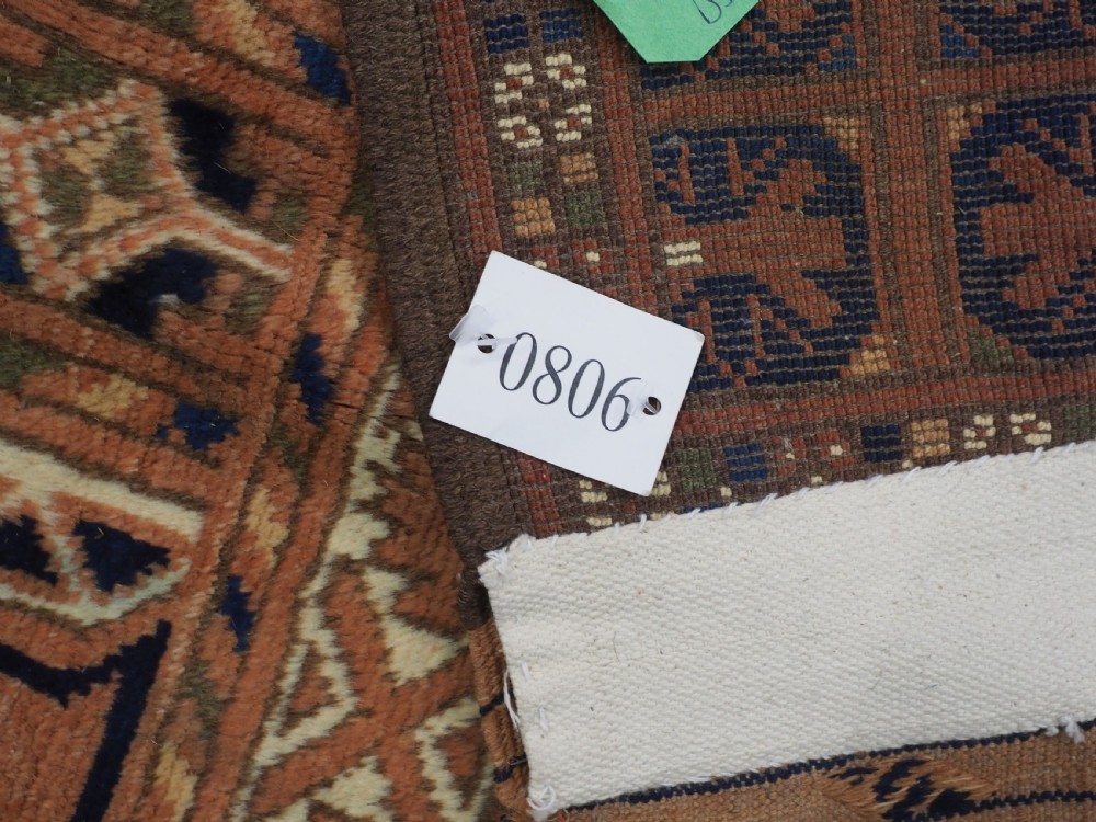 ANTIQUE AFGHAN OR RUSSIAN ERSARI TURKMEN ENSI DOOR HANGING, CIRCA 1920. View XIV