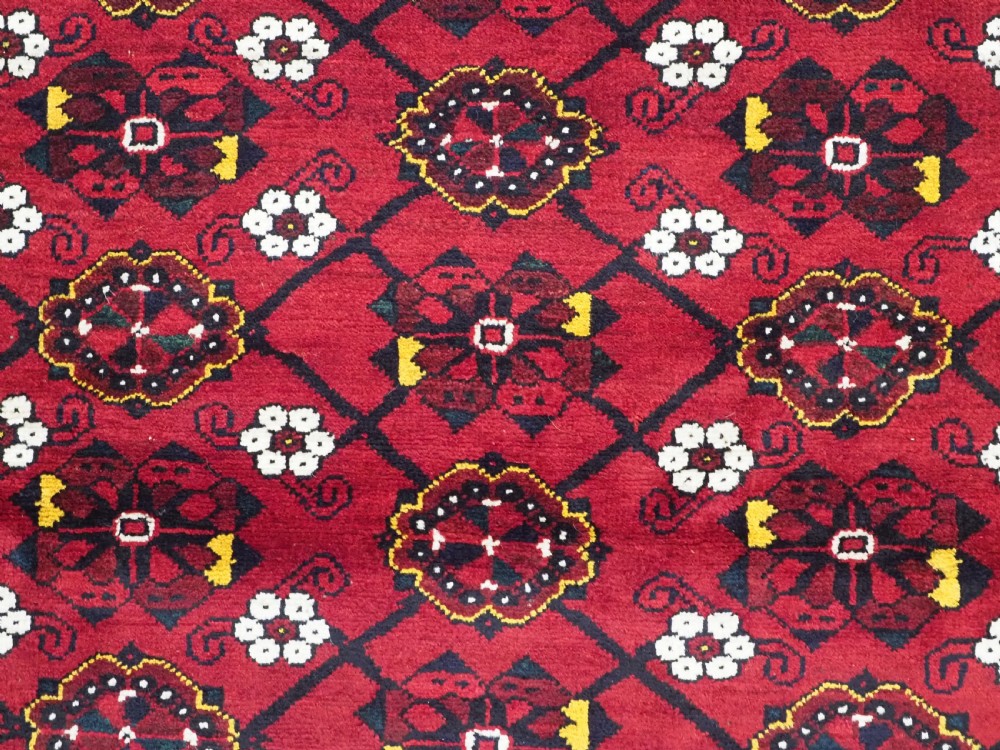 ANTIQUE BESHIR TURKMEN CHUVAL FACE WITH 'MINA KHANI' DESIGN, (1 OF A PAIR), VERY LARGE SIZE, CIRCA 1900/20. View XIII