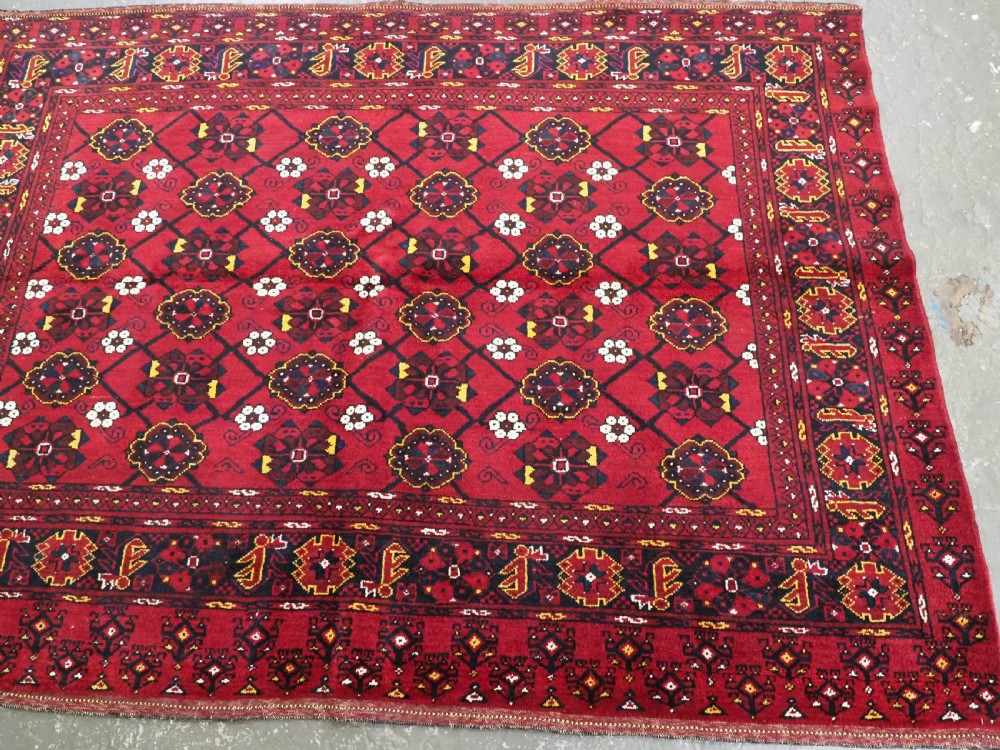 ANTIQUE BESHIR TURKMEN CHUVAL FACE WITH 'MINA KHANI' DESIGN, (1 OF A PAIR), CIRCA 1900/20. View IV