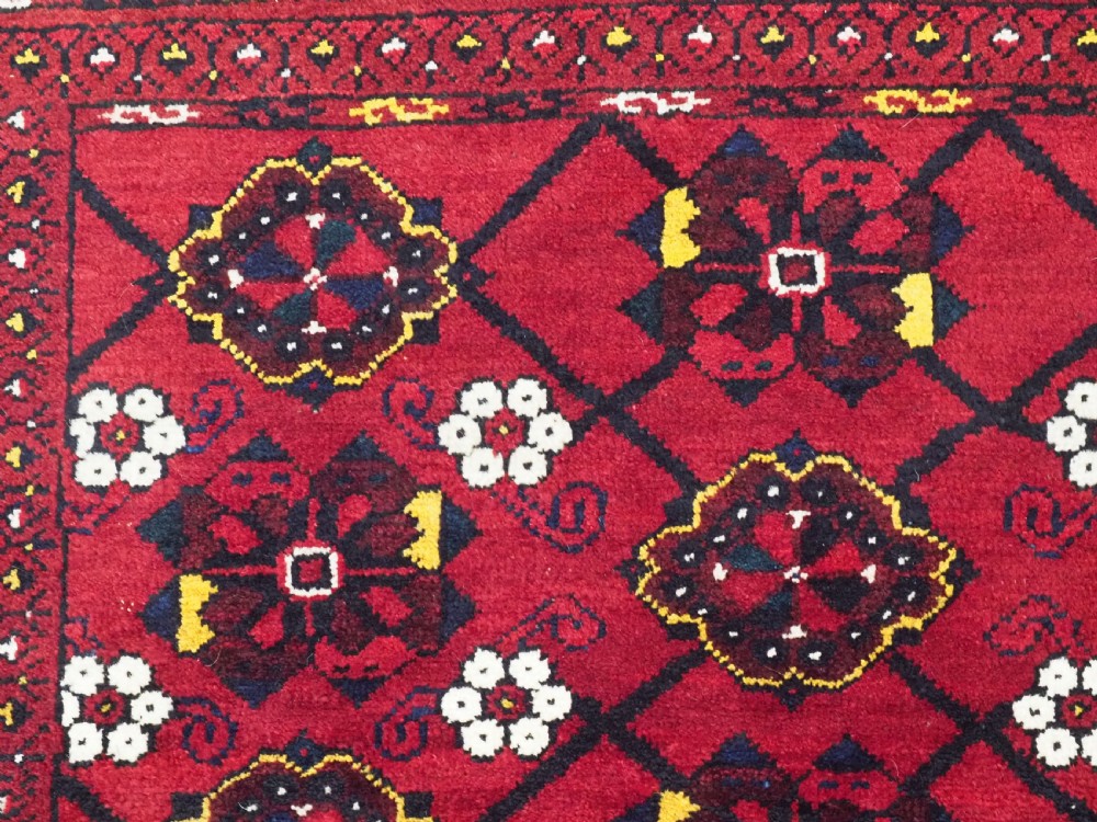 ANTIQUE BESHIR TURKMEN CHUVAL FACE WITH 'MINA KHANI' DESIGN, (1 OF A PAIR), CIRCA 1900/20. View IX
