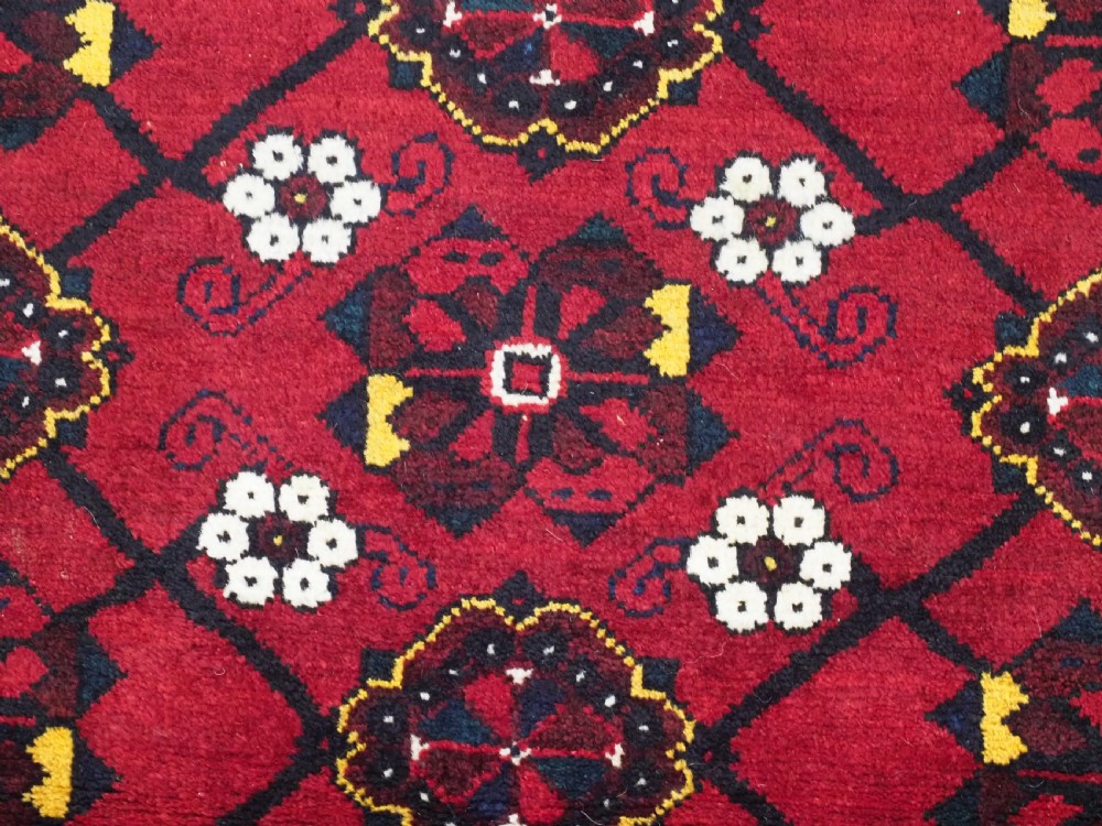 ANTIQUE BESHIR TURKMEN CHUVAL FACE WITH 'MINA KHANI' DESIGN, (1 OF A PAIR), CIRCA 1900/20. View X