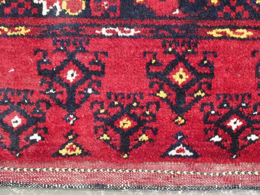 ANTIQUE BESHIR TURKMEN CHUVAL FACE WITH 'MINA KHANI' DESIGN, (1 OF A PAIR), CIRCA 1900/20. View XII