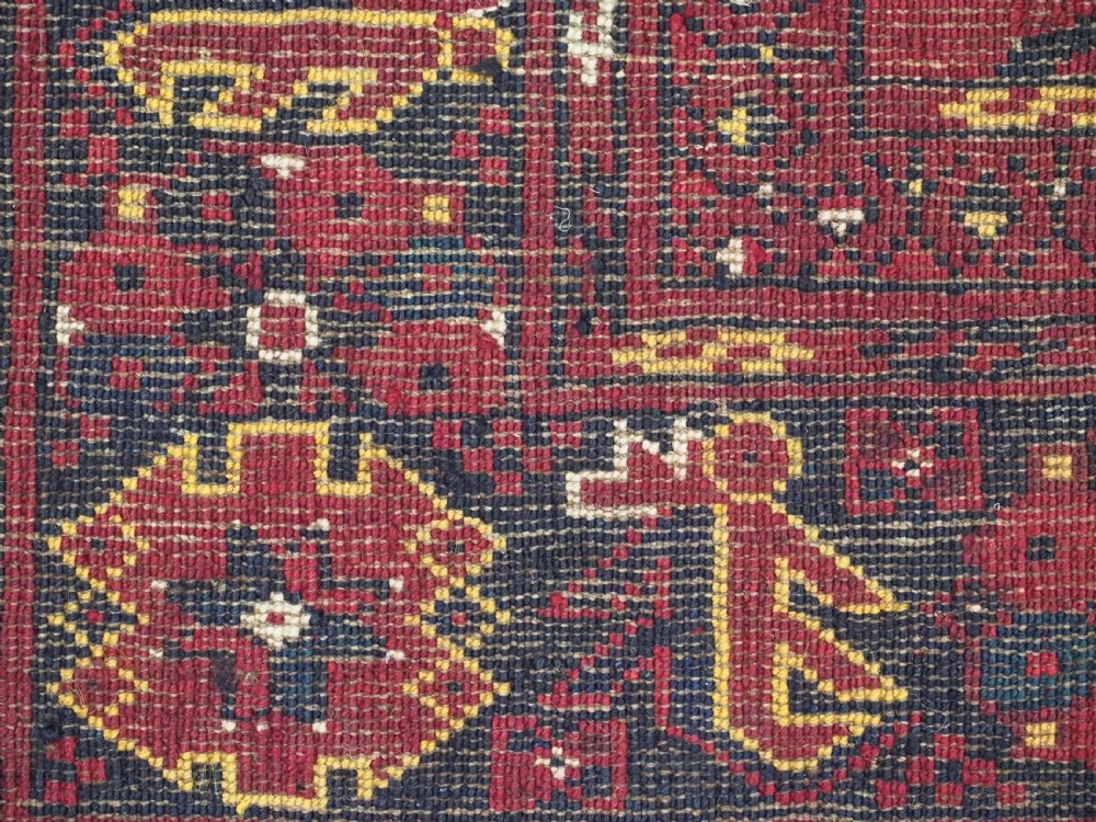 ANTIQUE BESHIR TURKMEN CHUVAL FACE WITH 'MINA KHANI' DESIGN, (1 OF A PAIR), CIRCA 1900/20. View XIII
