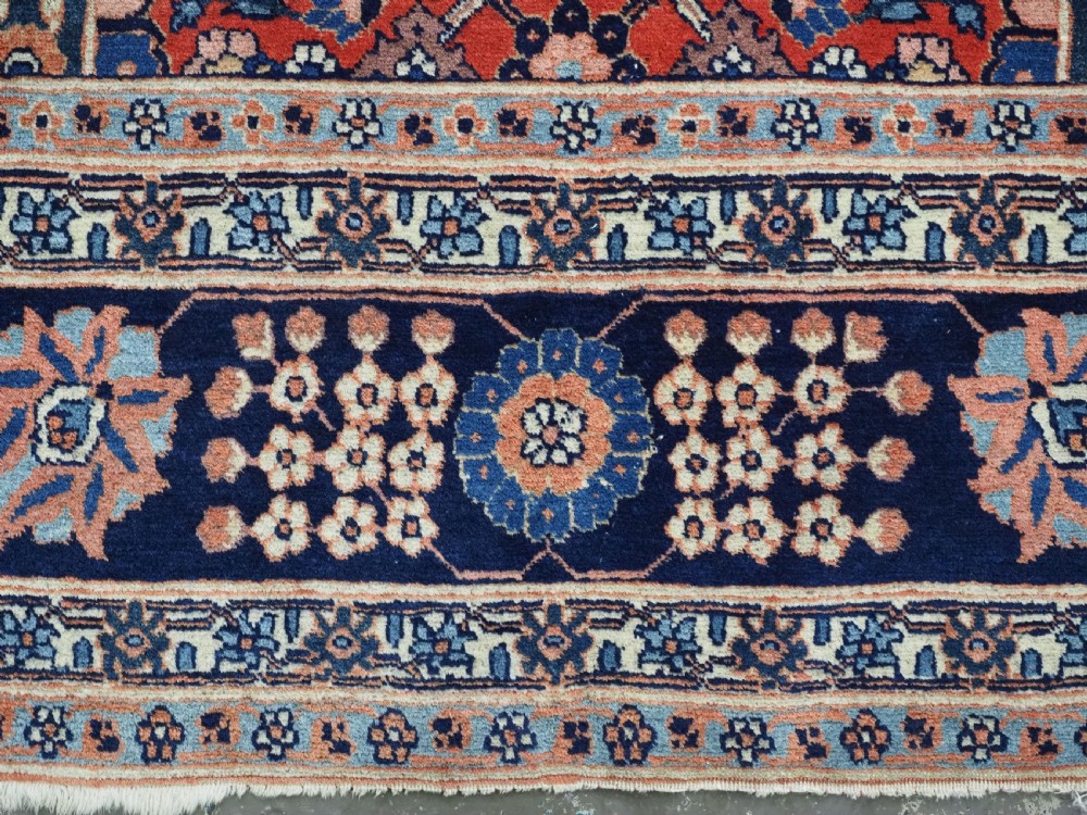 ANTIQUE TABRIZ RUG WITH SAFAVID VASE CARPET DESIGN, SUPERB COLOURS, CIRCA 1900. View XIV