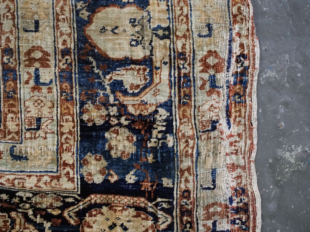ANTIQUE PERSIAN SILK TABRIZ PRAYER RUG WITH DOUBLE COLUMN DESIGN, CIRCA 1890. View XVI