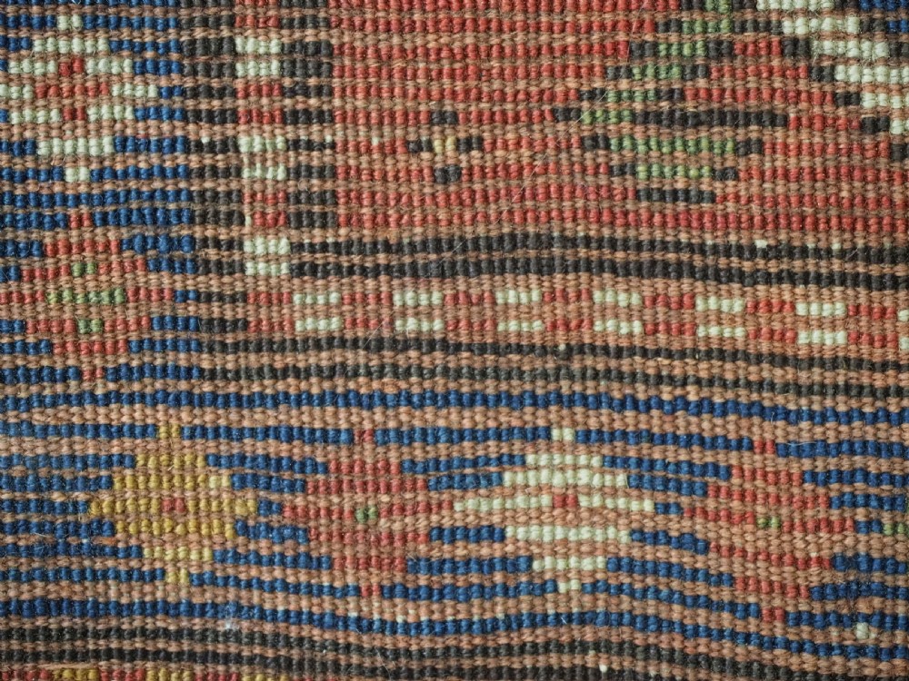 ANTIQUE CAUCASIAN KAZAK RUG WITH 'MEMLINC' GUL DESIGN, CIRCA 1880. View XV