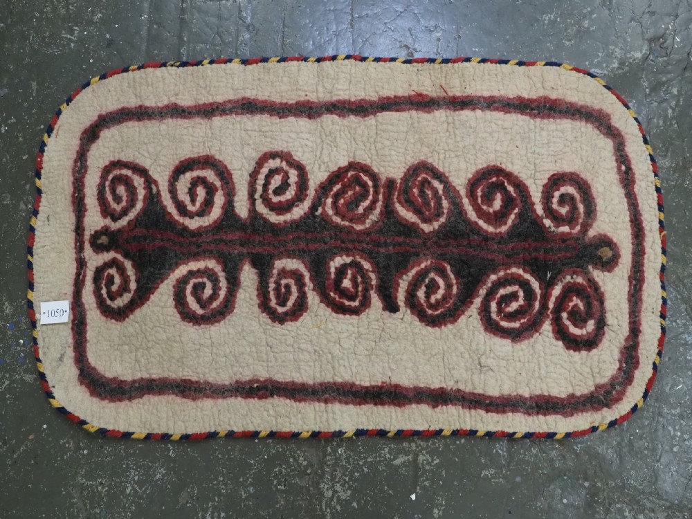 ANTIQUE UZBEK LAKAI EMBROIDERED FELT SADDLE RUG, SUPERB CONDITION, CIRCA 1900-20. View X