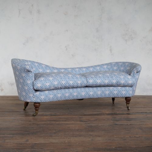 HOWARD AND SONS KIDNEY SHAPED SOFA - ADDITIONAL PHOTO 2