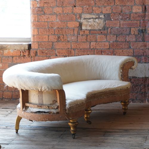 HOWARD AND SONS KIDNEY SHAPED SOFA - ADDITIONAL PHOTO 13