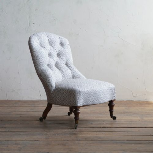 howard and sons bedroom chair early - CATEGORY: ANTIQUE CHAIRS - DATED 19TH CENTURY