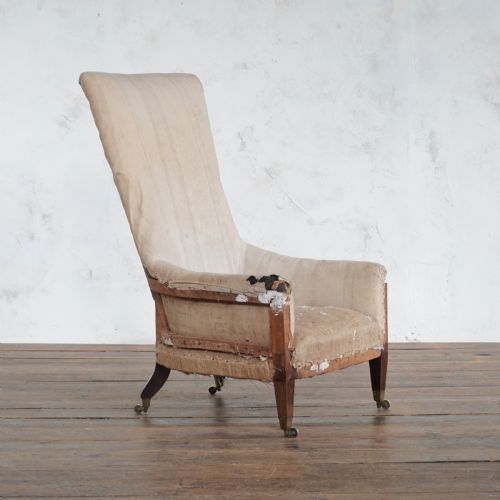 GEORGIAN STYLE HIGH BACK CHAIR - ADDITIONAL PHOTO 3