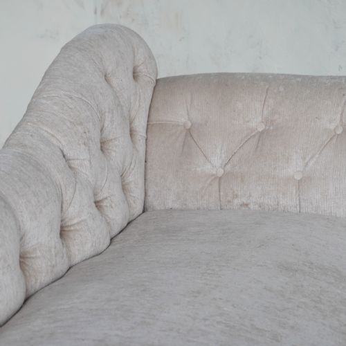 HOWARD STYLE CHAISE LONGUE 19TH CENTURY - ADDITIONAL PHOTO 1